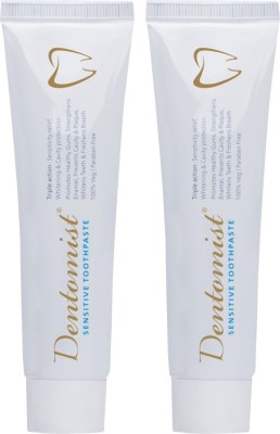 Dentomist Sensitive Toothpaste 50 gm | Paraben Free | Complete Protection Toothpaste(100 g, Pack of 2)