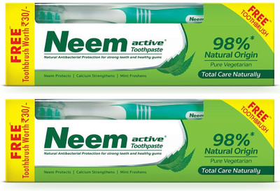 Neem ACTIVE TOOTHPASTE Toothpaste(400 g, Pack of 2)