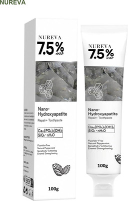 nureva Hydroxyapatite Toothpaste for Whitening & Daily Enamel Care Toothpaste(100 g)