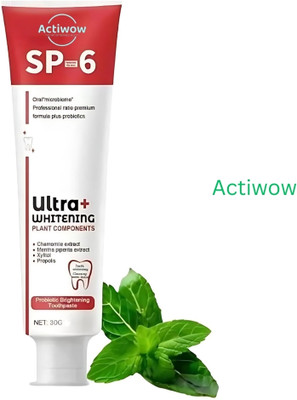 ACTIWOW SP6 Ultra Whitening Toothpaste for Healthy Gums A01 Toothpaste(40 g)