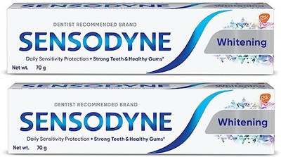 SENSODYNE Toothpaste Whitening, Sensitive Toothpaste(70 g, Pack of 2)