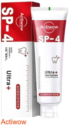 ACTIWOW SP4 Advanced Whitening Toothpaste with Fluoride Protection Toothpaste(40 g)