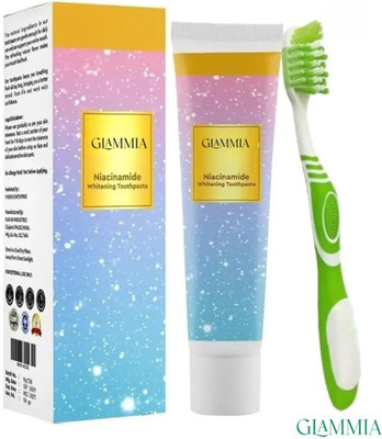 GLAMMIA Niacinamide Whitening Toothpaste | For a Smile That Feels Healthier Toothpaste(100 g)