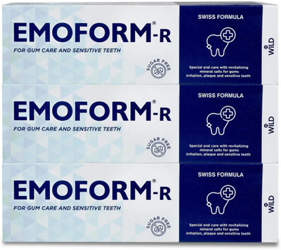Emoform Toothpaste 100 gm pack of 3 Toothpaste(100 g, Pack of 3)