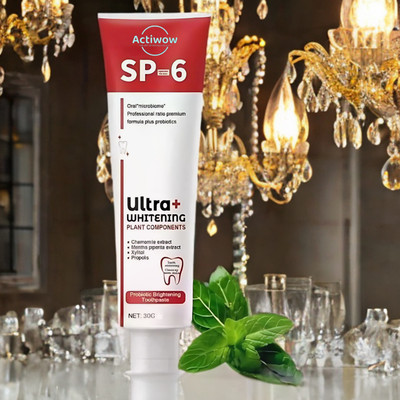 ACTIWOW SP 6 Ultra Whitening Toothpaste for Deep Whitening Effect Toothpaste(40 g)