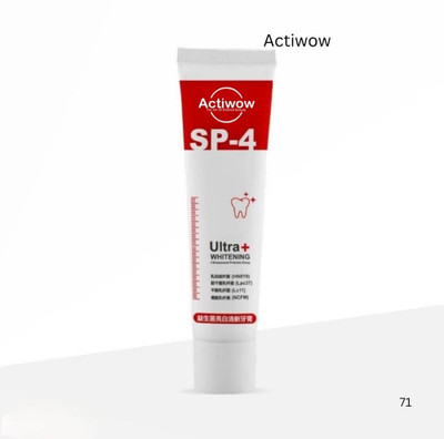 ACTIWOW SP4 Refreshing Charcoal Mint Gel Paste Toothpaste(50 g)