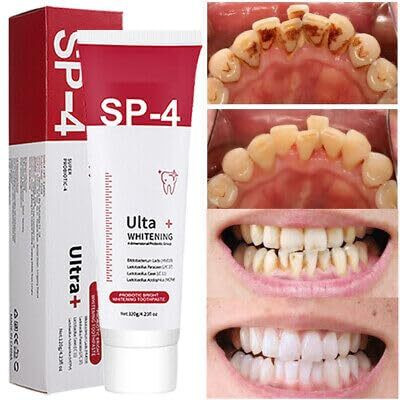 florvita SP 4 Ultra+ Brightening Toothpaste, Advanced Whitening Formula Toothpaste(51 g)