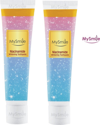 Mysmile Niacinamide Whitening Toothpaste N-36 Toothpaste(200 g, Pack of 2)