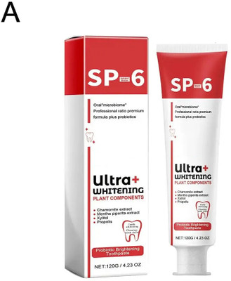 Bingeable SP6 Ultra White Toothpaste Professional Whitening Power, 30g Toothpaste(30 g)