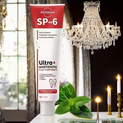 ACTIWOW SP 6 Ultra Whitening Toothpaste with Extra Plaque Protection Toothpaste(40 g)