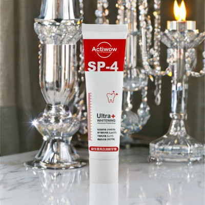 ACTIWOW SP-4 Whitening Charcoal Toothpaste with Natural Mint Toothpaste(40 g)