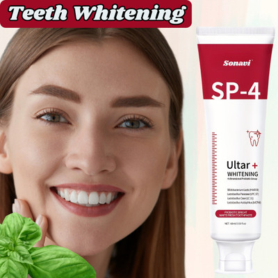 Sonavi Premium Whitening Formula for Teeth Toothpaste -SP 4 Toothpaste Whitening Toothpaste(60 g)