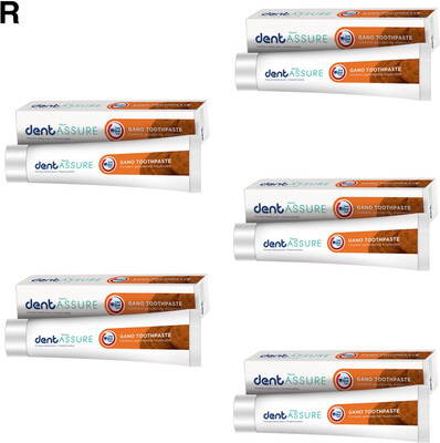Rastic Assure Dent Gano Toothpaste Pack of 5 -15 Toothpaste(200 g, Pack of 5)