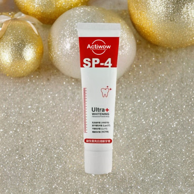 ACTIWOW SP-4 Ultra Whitening with Fluoride & Aloe Vera for Sensitive Teeth OS Toothpaste(40 g)