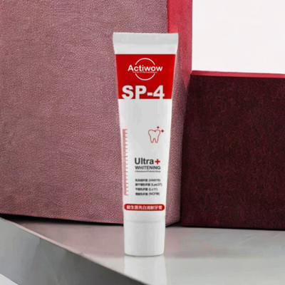 ACTIWOW SP4 Whitening Toothpaste for Stain Removal and Healthy Gums in Mint Flavor Toothpaste(40 g)