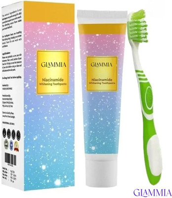 GLAMMIA Niacinamide Whitening Toothpaste | For Healthy White Teeth Naturally Toothpaste(100 g)