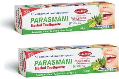 Parasmani Herbal Toothpaste Complete Care Toothpaste Toothpaste(100 g, Pack of 2)