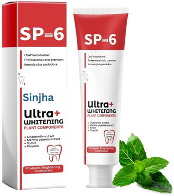 SINJHA Sp6 Sparkling White Teeth toothpaste Brilliance Toothpaste(30 g)