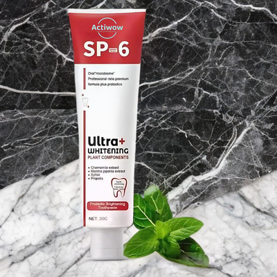 ACTIWOW SP 6 Whitening Toothpaste for Fresh Breath & Healthy Teeth Toothpaste(40 g)