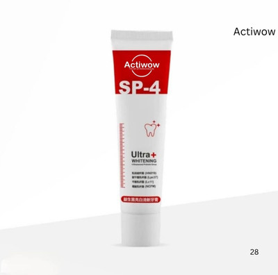 ACTIWOW SP4 Whitening Paste with Bamboo Salt & Mint Toothpaste(50 g)