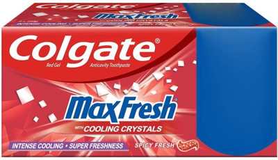 Colgate MaxFresh Red Gel with Cooling Crystals for Intense Cooling Fresh Breath Toothpaste(600 g)