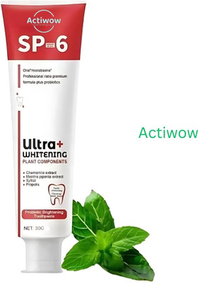 ACTIWOW SP6 Ultra Whitening Toothpaste for Teeth Sensitivity Relief A01 Toothpaste(40 g)
