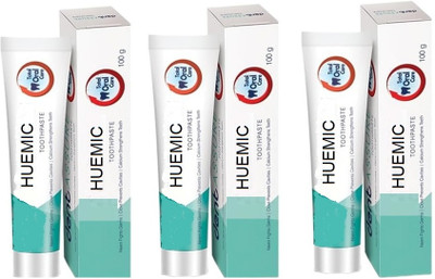 huemic NEEM Tooth Paste Toothpaste(300 g, Pack of 3)