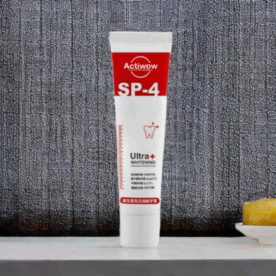 ACTIWOW SP4 Teeth Whitening Paste for Whitening Teeth and Minty Fresh Breath Toothpaste(40 g)
