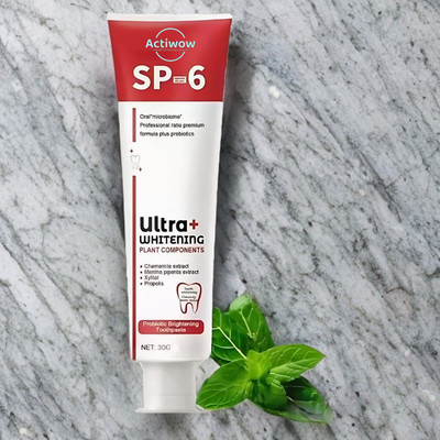 ACTIWOW SP 6 Whitening Toothpaste with Activated Charcoal for Deep Clean Toothpaste(40 g)