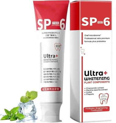SIYDHA Sp6 Toothpaste White Teeth Cleaning For Bright And White Smile Ultra Probiotic Toothpaste(30 g)