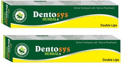 DOUBLE LIPS Dentosys Toothpaste Pack Of 2 Toothpaste(200 g, Pack of 2)