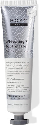 Boka Fluoride Free Toothpaste with Nano Hydroxyapatite – Whitening & Sensitivity Care Toothpaste(113 g)