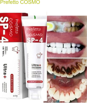 Prefetto COSMO SP-4 Toothpaste Whitening Tech Pro 60g Toothpaste(60 g)