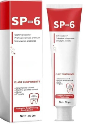 NewClick SP 6 Ultra Whitening & Brightening Toothpaste | Deep Cleaning Care Toothpaste(30 g)