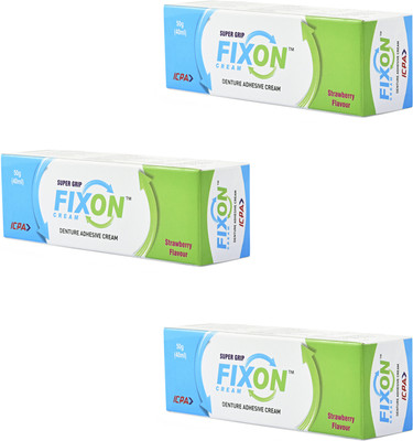 ICPA Fixon Denture Adhesive Cream Toothpaste(150 g, Pack of 3)