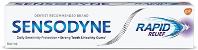 SENSODYNE Toothpaste Rapid Relief, 80 gm Toothpaste(80 g)
