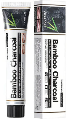 NEXTSET Bamboo Charcoal Whitening Toothpaste with Activated Carbon Teeth Stain Removal Toothpaste(98 g)