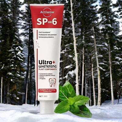 ACTIWOW SP 6 Ultra Whitening Toothpaste with Triple Action Whitening Toothpaste(40 g)