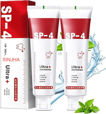 Reuu Sp-4 Toothpaste, Teeth with Ultra White Toothpaste(60 g, Pack of 2)
