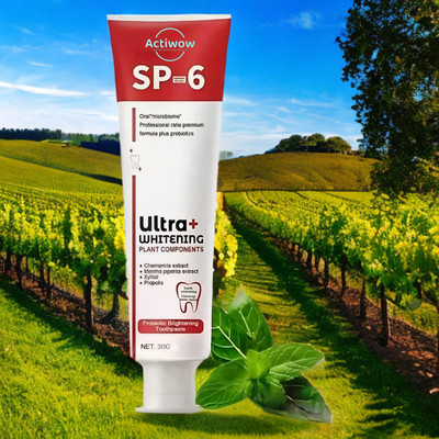 ACTIWOW SP 6 Whitening Toothpaste for Fresh Breath & Gum Care Toothpaste(40 g)