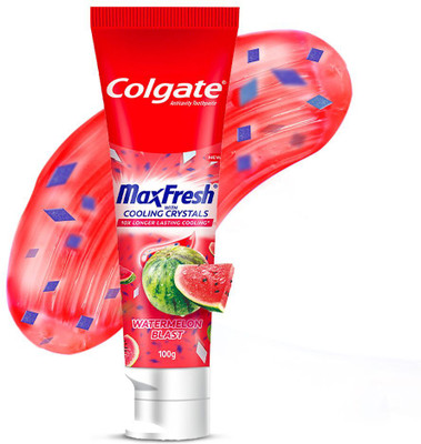 Colgate MaxFresh Watermelon Blast Gel paste with Cooling Crystals Ultrafreeze Technology Toothpaste(100 g)