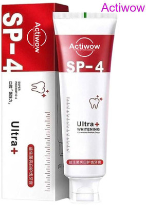ACTIWOW SP-4 Ultra Whitening Toothpaste with Mint & Freshness Toothpaste(40 g)