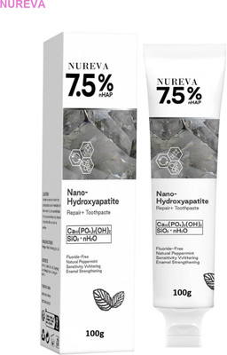 nureva Hydroxyapatite Toothpaste for Stain Removal & Enamel Repair Toothpaste(100 g)