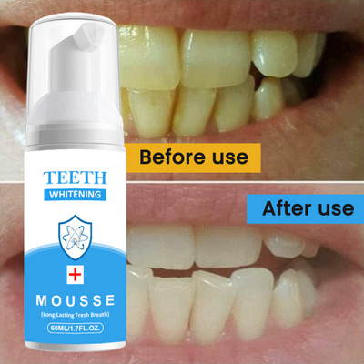 REGLET EFFECTIVE AND SAFE FOAM FOR YOUR TEETH GLOWING TEETH AND FRESH BREATH Toothpaste(60 ml)