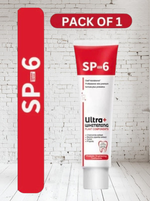 Deeparth SP 6 Ultra Brightening Toothpaste, Advanced Whitening Formula Toothpaste(60 g)