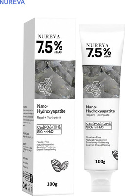nureva Hydroxyapatite Toothpaste for Effective Enamel Repair & Whitening Toothpaste(100 g)