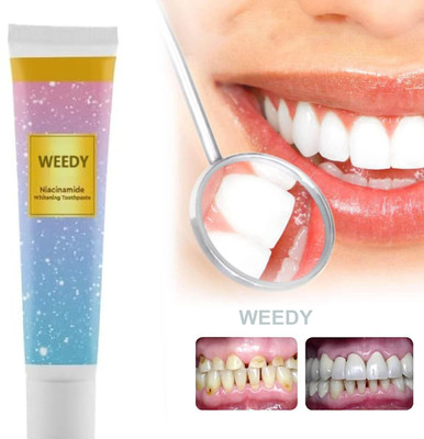 WEEDY Experience Brighter Teeth with Original Niacinamide Whitening Toothpaste Toothpaste(35 g)
