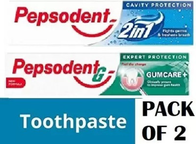 PEPSODENT 2IN1 TOOTHPASTE + GUMCARE Toothpaste(150 g, Pack of 2)