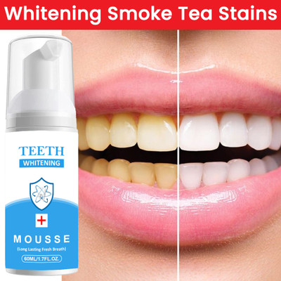 REGLET Whitening Foam to Ultra-fine Deeply Clean Gums Stain Removal Foam Toothpaste(60 ml)