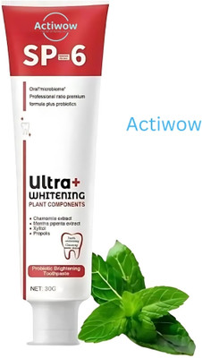 ACTIWOW SP6 Ultra Whitening Toothpaste for Healthy, Bright Teeth Toothpaste(40 g)